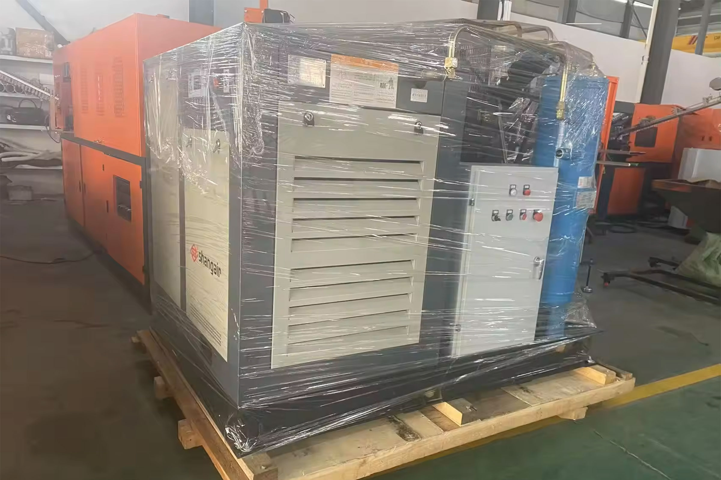 Shangai screw air compressor 30kg medium pressure series bottle blowing specialized product - Image 2